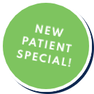 New patient special coupon badge