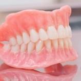 Upper and lower full dentures